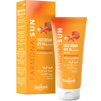 Крем для обличчя Farmona Sun з олією макадамії SPF 50 50 мл - Pampik