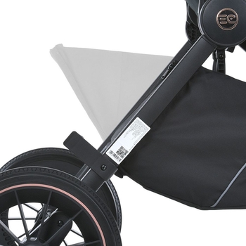 Коляска универсальная 2 в 1 El Camino ERA ME 1100 Black Night (26303) - Pampik - 22