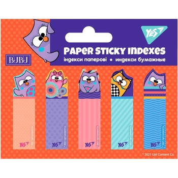 Индексы бумажные Yes Bubu 50x15 мм 100 шт. (170268) - Pampik