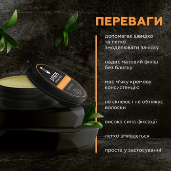 Помада для волосся Barbers High Hold матова 100 мл - Pampik - 6