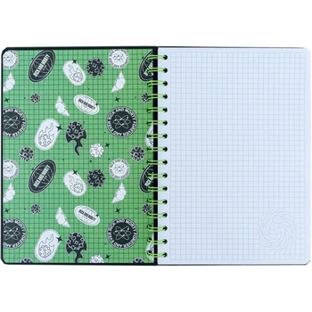 Блокнот Kite Rick and Morty A5 у клітинку 80 аркушів (RM24-190) - Pampik - 2