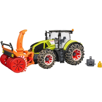 Игрушечная машинка Bruder Трактор Claas Axion 950 для уборки снега 1:16 (03017) - Pampik - 2