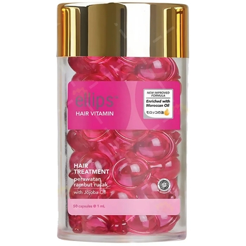 Вітаміни для волосся Ellips Hair Vitamin Hair Treatment Терапія для волосся 50 мл (50 шт. х 1 мл) - Pampik