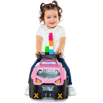 Толокар Molto Всюдихід з блоками 10 шт рожевий - Pampik - 4