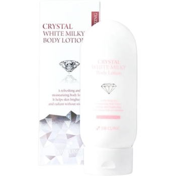 Лосьйон для тіла 3W Clinic Crystal White Milky Body Lotion з екстрактом молока 150 г - Pampik