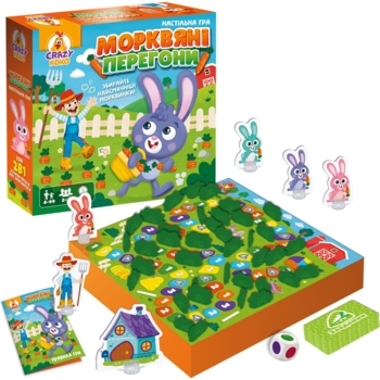 Гра настільна маршрутна Vladi Toys Crazy Koko Морквяні перегони (VT8055-33) - Pampik - 3