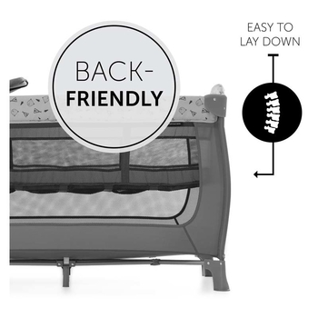 Детский манеж Hauck Sleep N Play Nordic Grey - Pampik - 8
