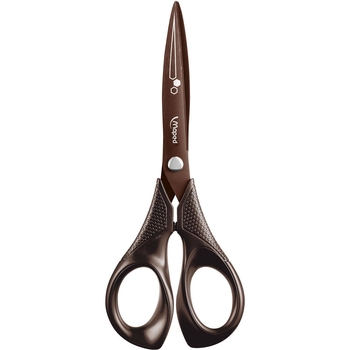 Ножиці офісні Maped Titanium 17 см коричневі (MP.684110) - Pampik