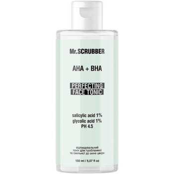 Відлущувальний тонік Mr.Scrubber АНА+ВНА для проблемної та схильної до акне шкіри 150 мл - Pampik