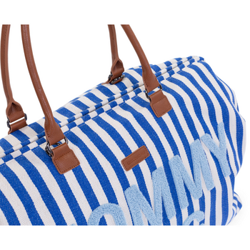 Сумка Childhome Mommy bag stripes electric blue (CWMBBSTBL) - Pampik - 6