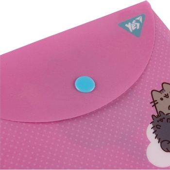Папка-конверт Yes Pusheen B7, на кнопке (492263) - Pampik - 2
