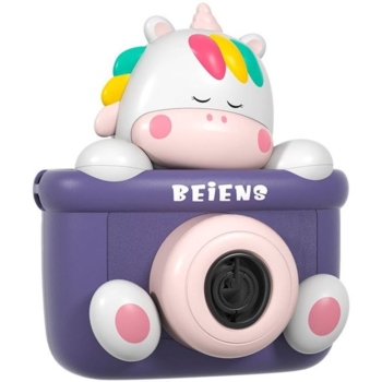 Генератор мильних бульбашок Beiens Фотоапарат Єдиноріг (907D) - Pampik
