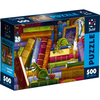 Пазли De.tail Книги про драконів, 500 елементів (DT500-12) - Pampik