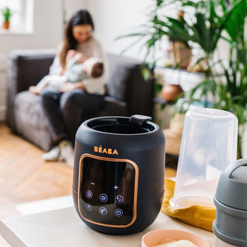 Подогреватель-стерилизатор детских бутылочек Beaba Multi Milk синий (911714) - Pampik - 10