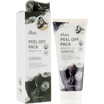 Маска-пленка Ekel глубокой очистки с древесным углем, 180 мл - Pampik