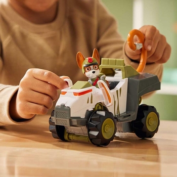 Великий рятувальний автомобіль-трансформер Spin Master PAW Patrol Джунглі Цуценячий патруль з водієм Трекер (SM17776/0631) - Pampik - 8