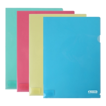 Папка-кутик Buromax Jombax А4, в асортименті (BM.3853-99) - Pampik