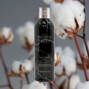 Гель для душа Baylis & Harding Elements Dark Amber & Fig, 500 мл - Pampik - 3