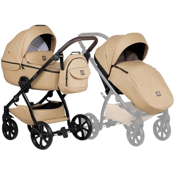 Коляска універсальна Tutis Uno5+ Leather collection caramel (1402167) - Pampik