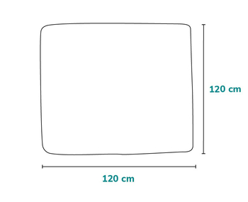 Пелюшка Lionelo Bamboo Swaddle Beige Sand, бежевий - Pampik - 3