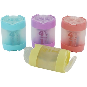 Точилка KUM Pastell з контейнером (4-in-1 K4 ) - Pampik