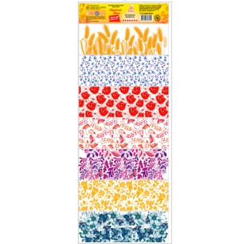 Термоусадочная рукав-этикетка Добрик Украинские цветы, 1 шт. (921643) - Pampik