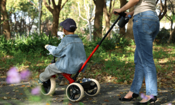 Велосипед трехколесный детский Qplay Elite Pro Black (T10-BEliteProBlack) - Pampik - 13