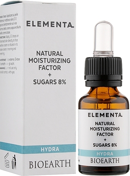 Концентрированный усилитель увлажнения Bioearth Elementa Hydra NMF + Sugar 8% 15 мл - Pampik - 2