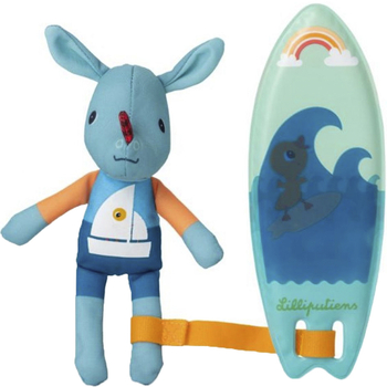Іграшка для ванної Lilliputiens Серфер Дракончик Джо (83543) - Pampik