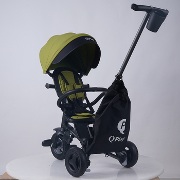 Велосипед складаний триколісний дитячий Qplay Nova+ Rubber Military Green (S700-13Nova+MilitaryGreen) - Pampik - 8