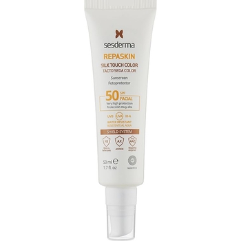 Солнцезащитное средство для лица Sesderma Repaskin Silk Touch Color SPF 50, 50 мл - Pampik - 2