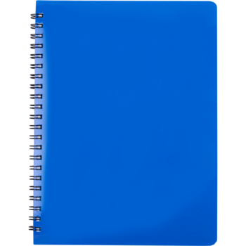 Тетрадь для записей Buromax Gloss А6 в клетку 80 листов синий (BM.24652151-02) - Pampik