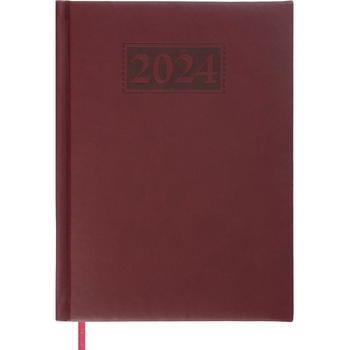 Ежедневник датированный Buromax Gentle 2024 A5 красный (BM.2109-13) - Pampik