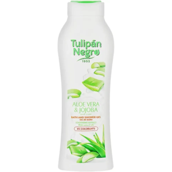 Гель для душу Tulipan Negro Aloe Vera & Jojoba Shower, 650 мл - Pampik