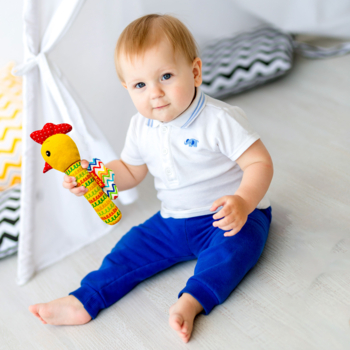 Погремушка-палочка Масік Петушок (МС 010302-02) - Pampik - 4