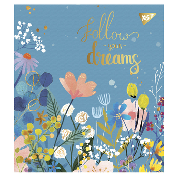 Набор тетрадей Yes Follow your dreams Pantone Gold А5 в клетку 48 листов 5 шт. (766872) - Pampik - 2