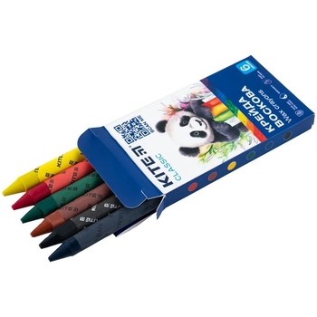 Мел восковой Kite Classic 6 шт. (K-1076) - Pampik - 2