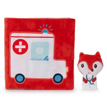 Развивающая мягкая книга Lilliputiens Врач Лисичка Алиса (83534) - Pampik - 2