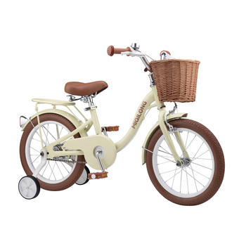 Детский велосипед Miqilong LS 12" бежевый (RBB-LS12-BEIGE) - Pampik