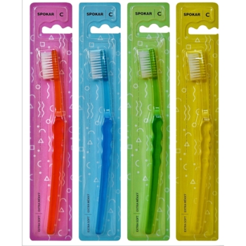 Зубна щітка Spokar 3416 C, ультрам'яка, в асортименті - Pampik