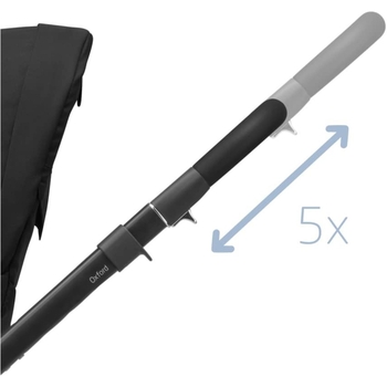 Коляска прогулянкова Maxi-Cosi Oxford essential black (1150672110) - Pampik - 8