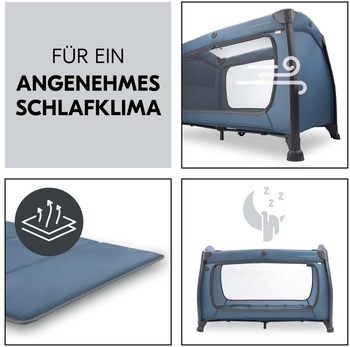 Детский манеж Hauck Play N Relax Dark Blue - Pampik - 7