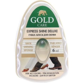 Губка-блеск для обуви GoldCare с запаской, 6 мл, бесцветная - Pampik