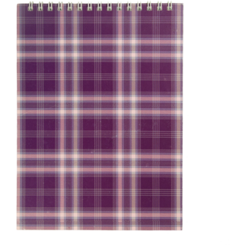 Блокнот на пружине Buromax Shotlandka А5, 48 листов фиолетовый (BM.2470-07) - Pampik