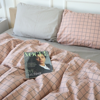 Простыня MirSon Бязь 17-4741 Savanna 110х160 см серая (2200008928636) - Pampik - 3