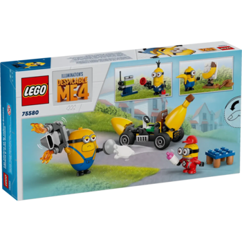 Конструктор LEGO Despicable Me Посіпаки й банановий автомобіль, 136 деталей (75580) - Pampik - 13