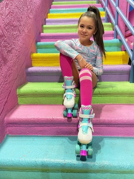 Роликові ковзани Neon Combo розмір 34-37 бірюзові (NT10T4) - Pampik - 9