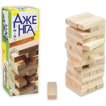 Настільна гра Strateg Дженга міні 48 брусків (30968) - Pampik - 2