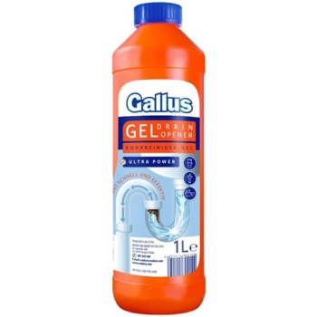 Гель для очищення труб Gallus Rohreiniger GEL, 1 л - Pampik