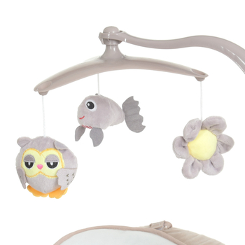 Качели-шезлонг El Camino ME 1076 Emma Beige Stars бежевая - Pampik - 5